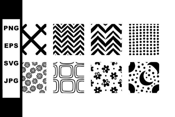 Abstract Black and White Geometric Graphics & Illustrations