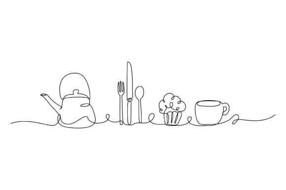 Cooking Line Art: Graphics & Illustrations