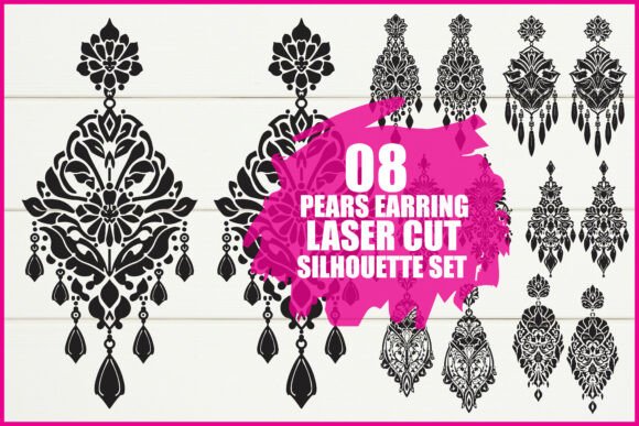 Pears Earring Bundle: Graphics and Illustrations for Branding