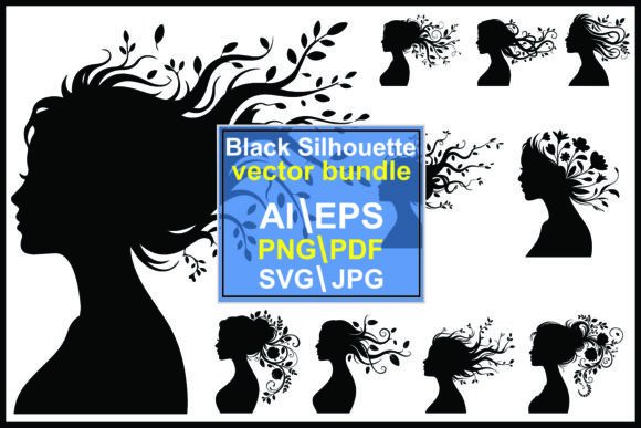 Silhouette Profiles: Organic Graphics & Illustrations