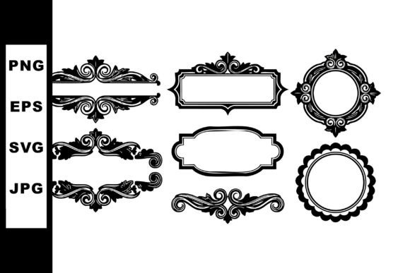 Vintage Ornamental Frames: Graphics & Illustrations